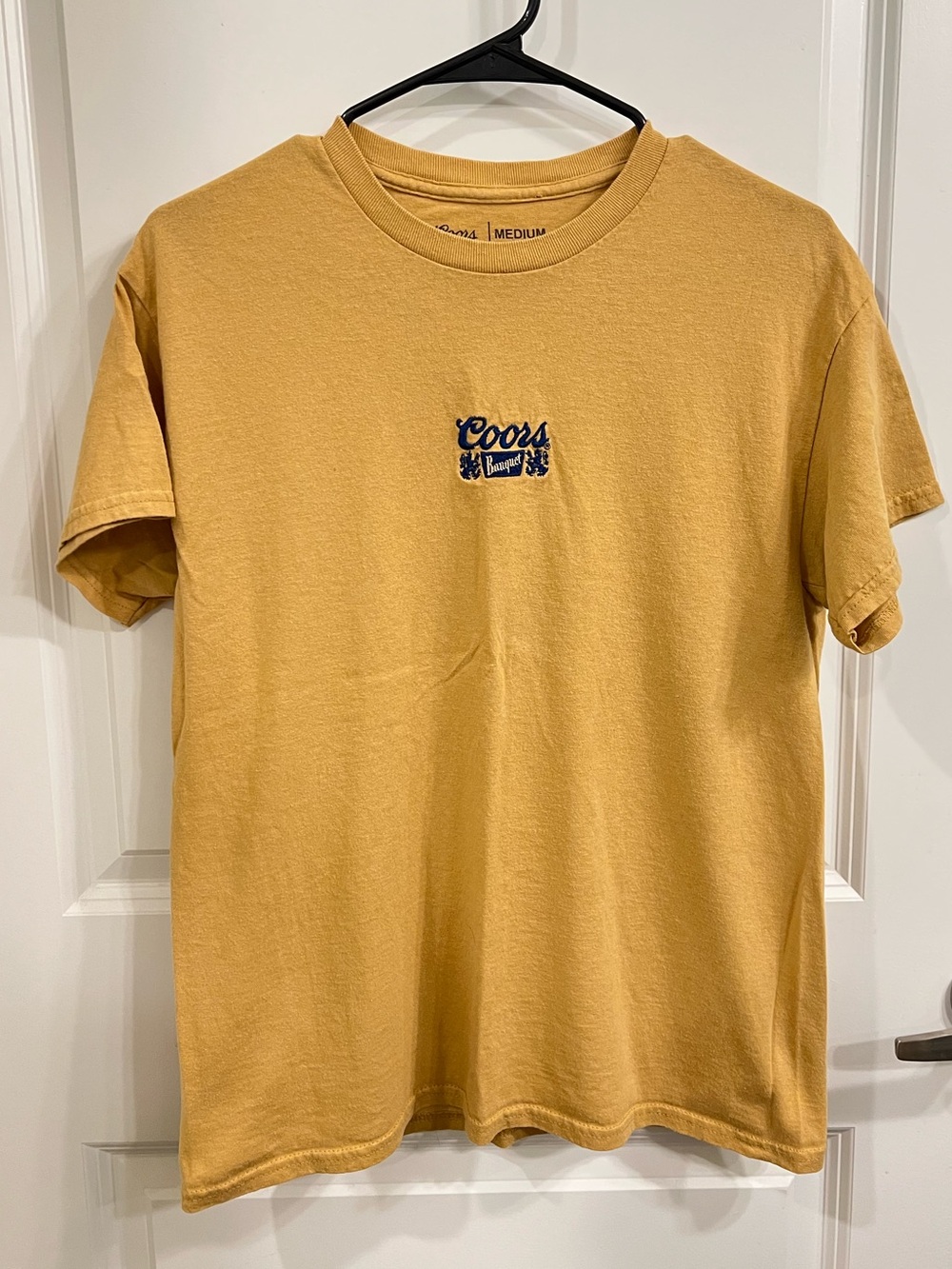 Coors Everyday Short Sleeve Crew Tee in Mustard | Size Medium
